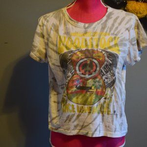 Cropped Tie Dye WoodStock